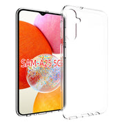 For Samsung Galaxy A25 5G Water-resistant Texture TPU Phone Case(Transparent)