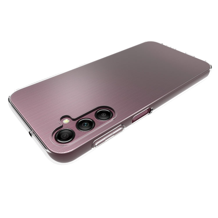 For Samsung Galaxy A25 5G Water-resistant Texture TPU Phone Case(Transparent)