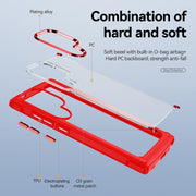 For Samsung Galaxy S24 Ultra 5G TPU + PC Lens Protection Phone Case(Red)