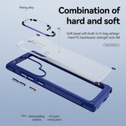 For Samsung Galaxy S24 Ultra 5G TPU + PC Lens Protection Phone Case(Blue)