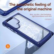 For Samsung Galaxy S24 Ultra 5G TPU + PC Lens Protection Phone Case(Blue)