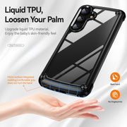 For Samsung Galaxy S24+ 5G TPU + PC Lens Protection Phone Case(Black)