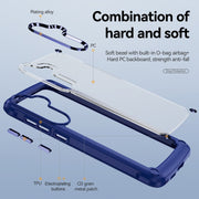 For Samsung Galaxy S24+ 5G TPU + PC Lens Protection Phone Case(Blue)