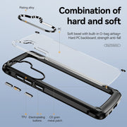 For Samsung Galaxy S24 5G TPU + PC Lens Protection Phone Case(Black)