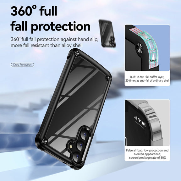 For Samsung Galaxy S24 5G TPU + PC Lens Protection Phone Case(Black)
