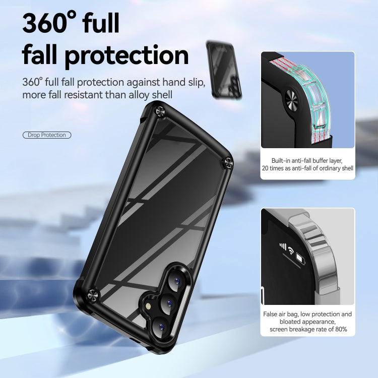 For Samsung Galaxy S24 5G TPU + PC Lens Protection Phone Case(Black)