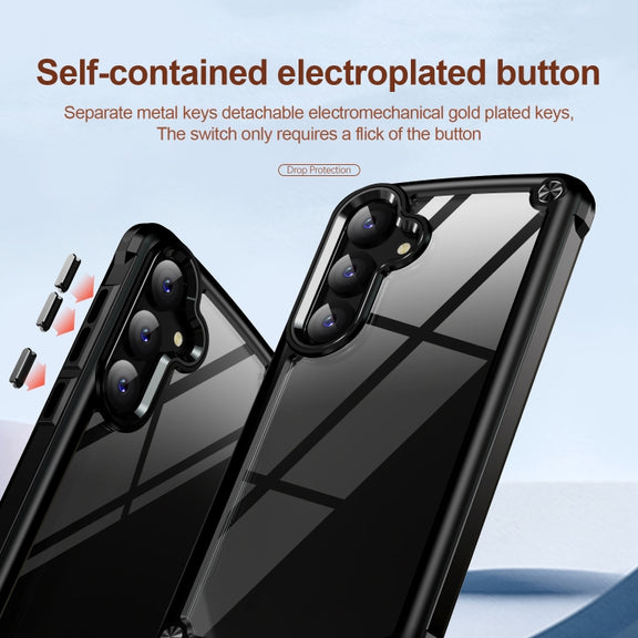For Samsung Galaxy S24 5G TPU + PC Lens Protection Phone Case(Black)