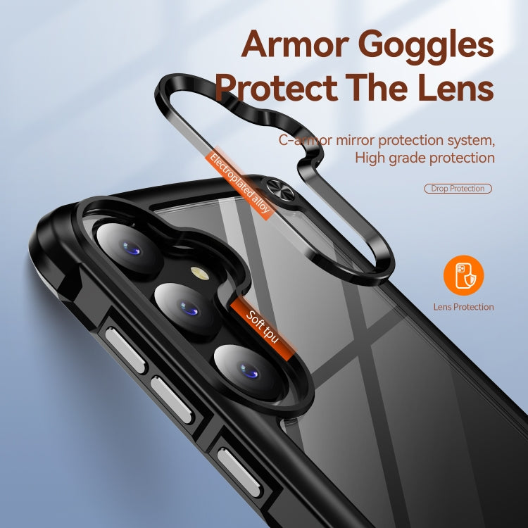 For Samsung Galaxy S24 5G TPU + PC Lens Protection Phone Case(Black)