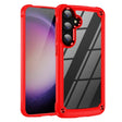 For Samsung Galaxy S24 5G TPU + PC Lens Protection Phone Case(Red) - Galaxy S24 5G Cases by PMC TechLife | Online Shopping South Africa | PMC TechLife