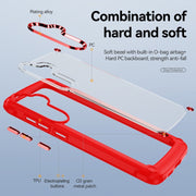 For Samsung Galaxy S24 5G TPU + PC Lens Protection Phone Case(Red)