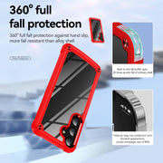 For Samsung Galaxy S24 5G TPU + PC Lens Protection Phone Case(Red)