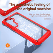 For Samsung Galaxy S24 5G TPU + PC Lens Protection Phone Case(Red)