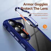 For Samsung Galaxy S24 5G TPU + PC Lens Protection Phone Case(Blue)