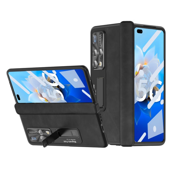For Huawei Mate X2 5G Napa Texture All-inclusive Phone Case(Black)