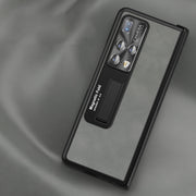 For Huawei Mate X2 5G Napa Texture All-inclusive Phone Case(Black)