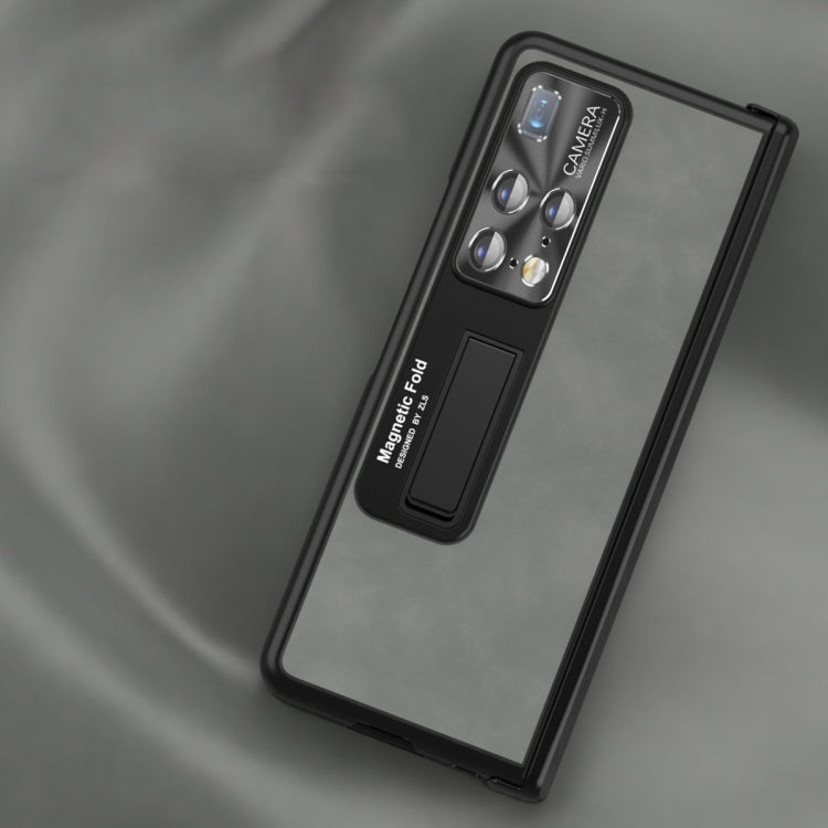For Huawei Mate X2 5G Napa Texture All-inclusive Phone Case(Black)