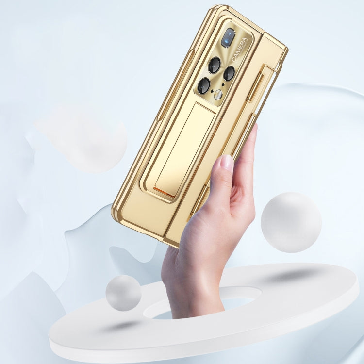 For Huawei Mate X2 Phantom Series Integrated Folding Phone Case with Stylus(Champagne Gold)