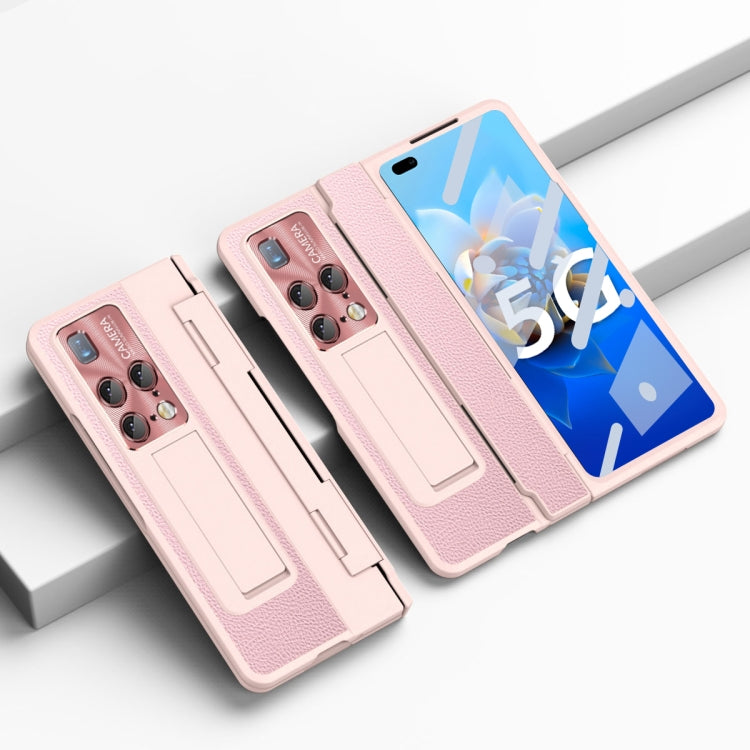 For Huawei Mate X2 Integrated Full Coverage Phone Case with Hinge(Pink)