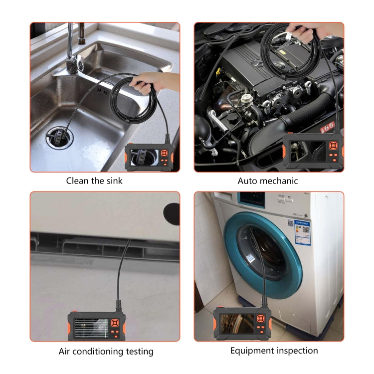 P130 14mm 4.3 inch Single Camera with Screen Endoscope, Length:5m