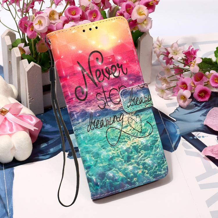 For Samsung Galaxy A54 5G 3D Painting Horizontal Flip Leather Phone Case(Chasing Dreams)