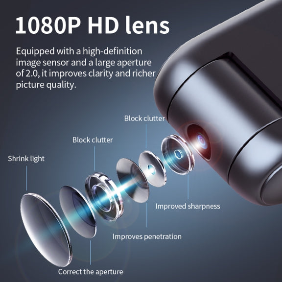 JNN V13 1080P Multifunctional Infrared Night Vision Recorder, Capacity:No Memory(Black)