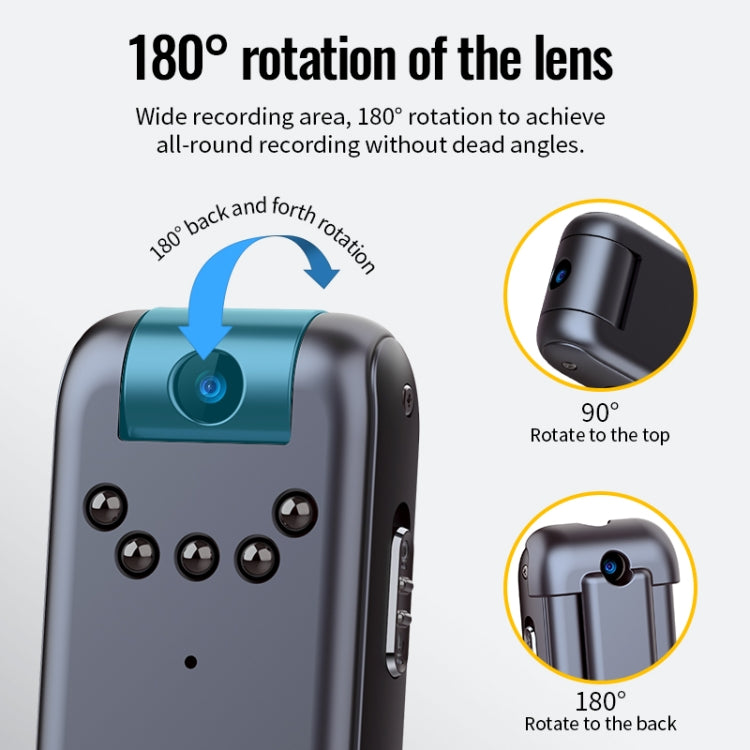 JNN V13 1080P Multifunctional Infrared Night Vision Recorder, Capacity:No Memory(Black)