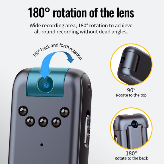 JNN V13 1080P Multifunctional Infrared Night Vision Recorder, Capacity:No Memory(Black)