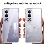 For OnePlus Ace 3V Armor Clear TPU Hard PC Phone Case(Matte Black)