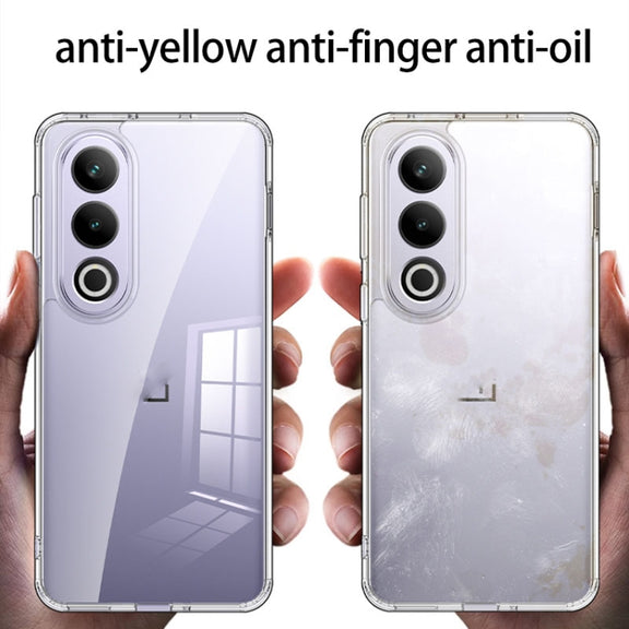 For OnePlus Ace 3V Armor Clear TPU Hard PC Phone Case(Matte Black)
