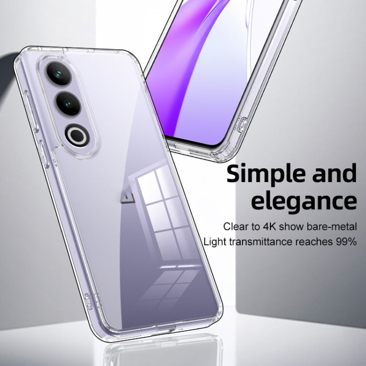 For OnePlus Ace 3V Armor Clear TPU Hard PC Phone Case(Matte Black)