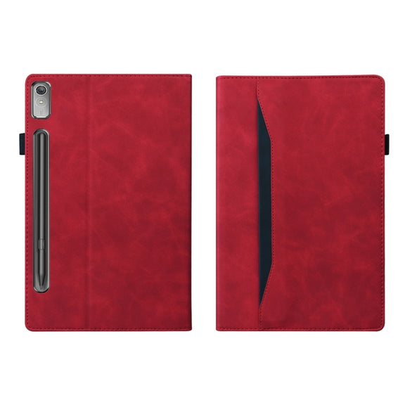 For Lenovo Tab P11 Pro Gen 2 Business Shockproof Horizontal Flip Leather Tablet Case(Red)