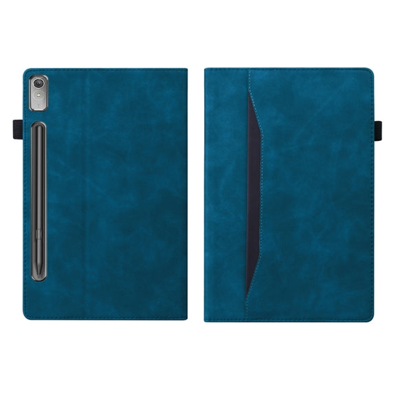 For Lenovo Tab P11 Pro Gen 2 Business Shockproof Horizontal Flip Leather Tablet Case(Blue)