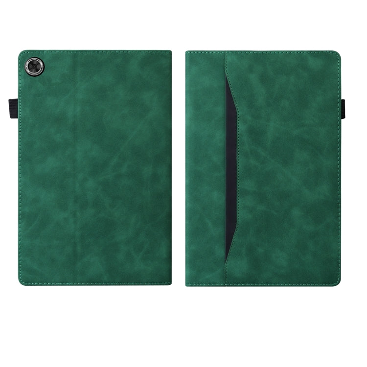 For Lenovo Tab M10 Plus 10.6 3rd Gen 2022 Business Shockproof Horizontal Flip Leather Tablet Case(Green)