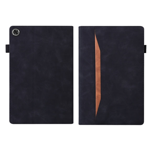 For Lenovo Tab M10 Plus 10.6 3rd Gen 2022 Business Shockproof Horizontal Flip Leather Tablet Case(Black)