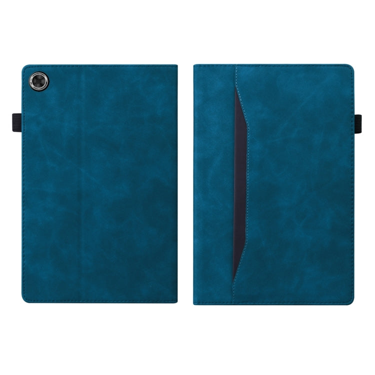 For Lenovo Tab M10 Plus 10.6 3rd Gen 2022 Business Shockproof Horizontal Flip Leather Tablet Case(Blue)