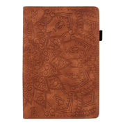 For Lenovo Tab M10 Plus 10.6 3rd Gen 2022 Calf Texture Embossed Flip Leather Tablet Case(Brown)