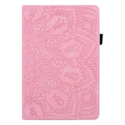 For Lenovo Tab M10 Plus 10.6 3rd Gen 2022 Calf Texture Embossed Flip Leather Tablet Case(Pink)