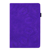 For Lenovo Tab M10 Plus 10.6 3rd Gen 2022 Calf Texture Embossed Flip Leather Tablet Case(Purple)