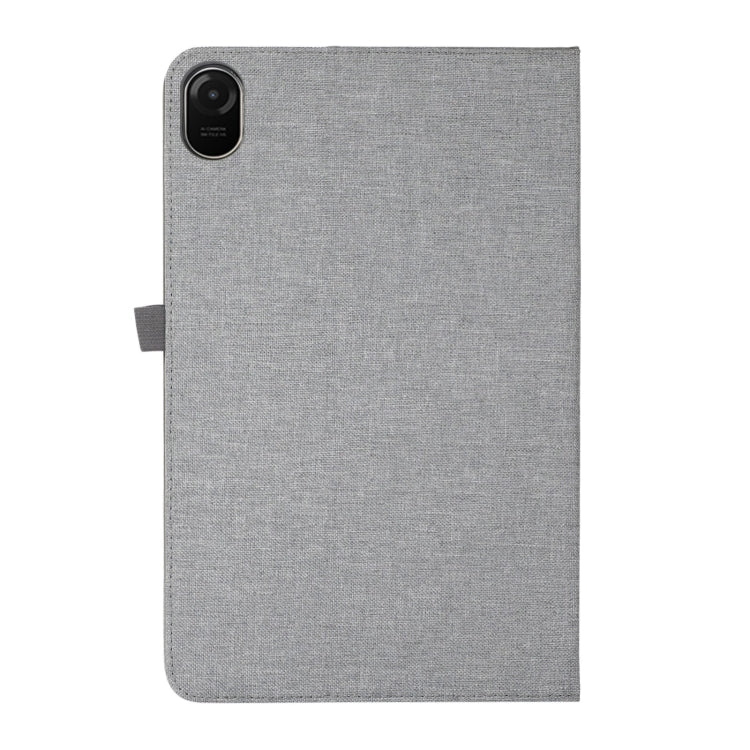 For Honor Pad 9 Pro / V8 Pro Fabric Leather Tablet Case(Grey)