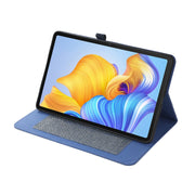 For Honor Pad 9 Pro / V8 Pro Fabric Leather Tablet Case(Blue)