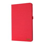 For Honor Pad 9 Pro / V8 Pro Fabric Leather Tablet Case(Red)