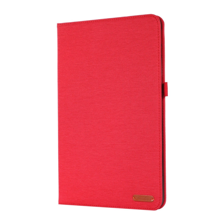 For Honor Pad 9 Pro / V8 Pro Fabric Leather Tablet Case(Red)