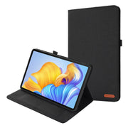 For Honor Pad 9 Pro / V8 Pro Fabric Leather Tablet Case(Black)
