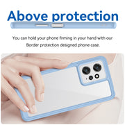 For Xiaomi Redmi Note 12 4G Global Colorful Series Acrylic + TPU Phone Case(Blue)