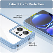 For Xiaomi Redmi Note 12 4G Global Colorful Series Acrylic + TPU Phone Case(Blue)