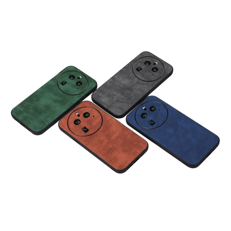 For OPPO Find X6 Pro Morocco Texture PU Phone Case(Brown)