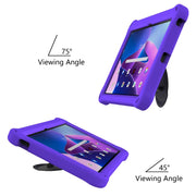 For Lenovo Tab M10 Plus 10.6 3rd Gen 2022 Spider King Silicone Protective Tablet Case(Purple)