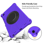 For Lenovo Tab M10 Plus 10.6 3rd Gen 2022 Spider King Silicone Protective Tablet Case(Purple)