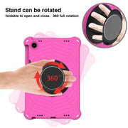 For Lenovo Tab M10 Plus 10.6 3rd Gen 2022 Spider King Silicone Protective Tablet Case(Rose Red)