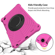 For Lenovo Tab M10 Plus 10.6 3rd Gen 2022 Spider King Silicone Protective Tablet Case(Rose Red)
